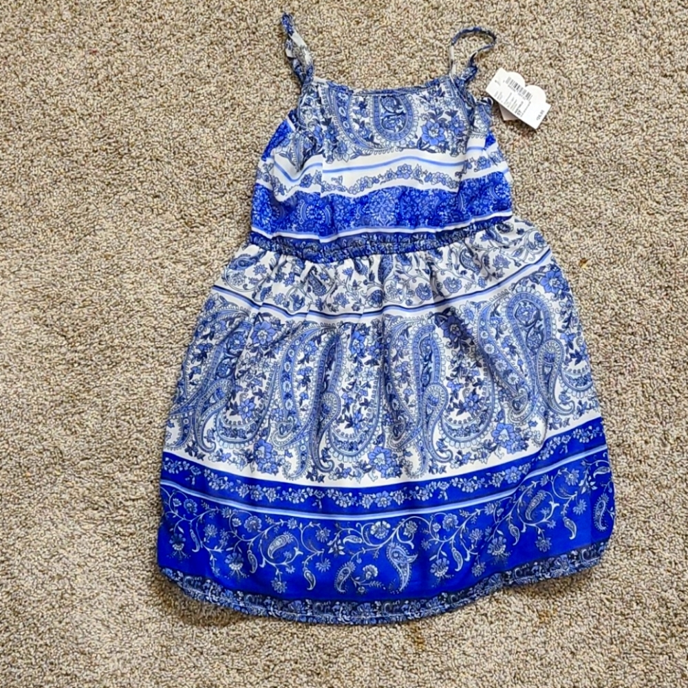 5T blue summer dress children's place